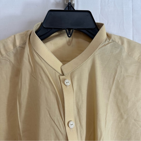 Mens 4-Piece Indian Kurta Pajama Sets, 1 set in Yellow/ 1 set in Grey - Picture 5 of 16